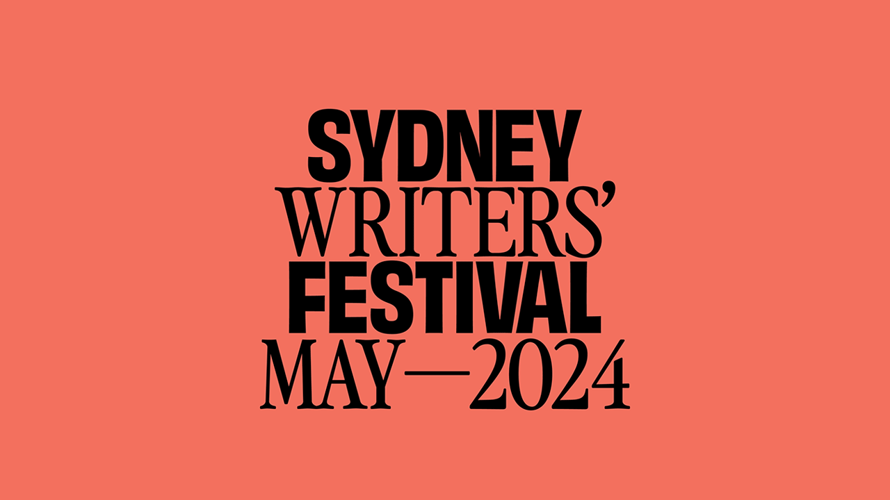 an animation of an envelop[e floating over the words Sydney Writers' festival