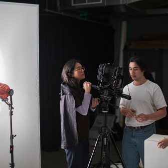 Students in Photography class