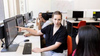 Students learning in the Science facilities at the UNSW Kensington campus