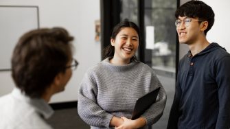 Students at UNSW Sydney Kensington campus