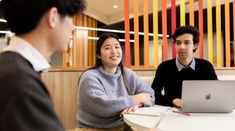 Students at UNSW Sydney Kensington campus