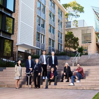 UNSW 2021 Alumni Award winners: Jessie Tu, Philip Lowe, Alison Creagh, Will On, Nicholas Talley, Khadim Ali, Cassandra Goldie and Rob Hango-Zada.