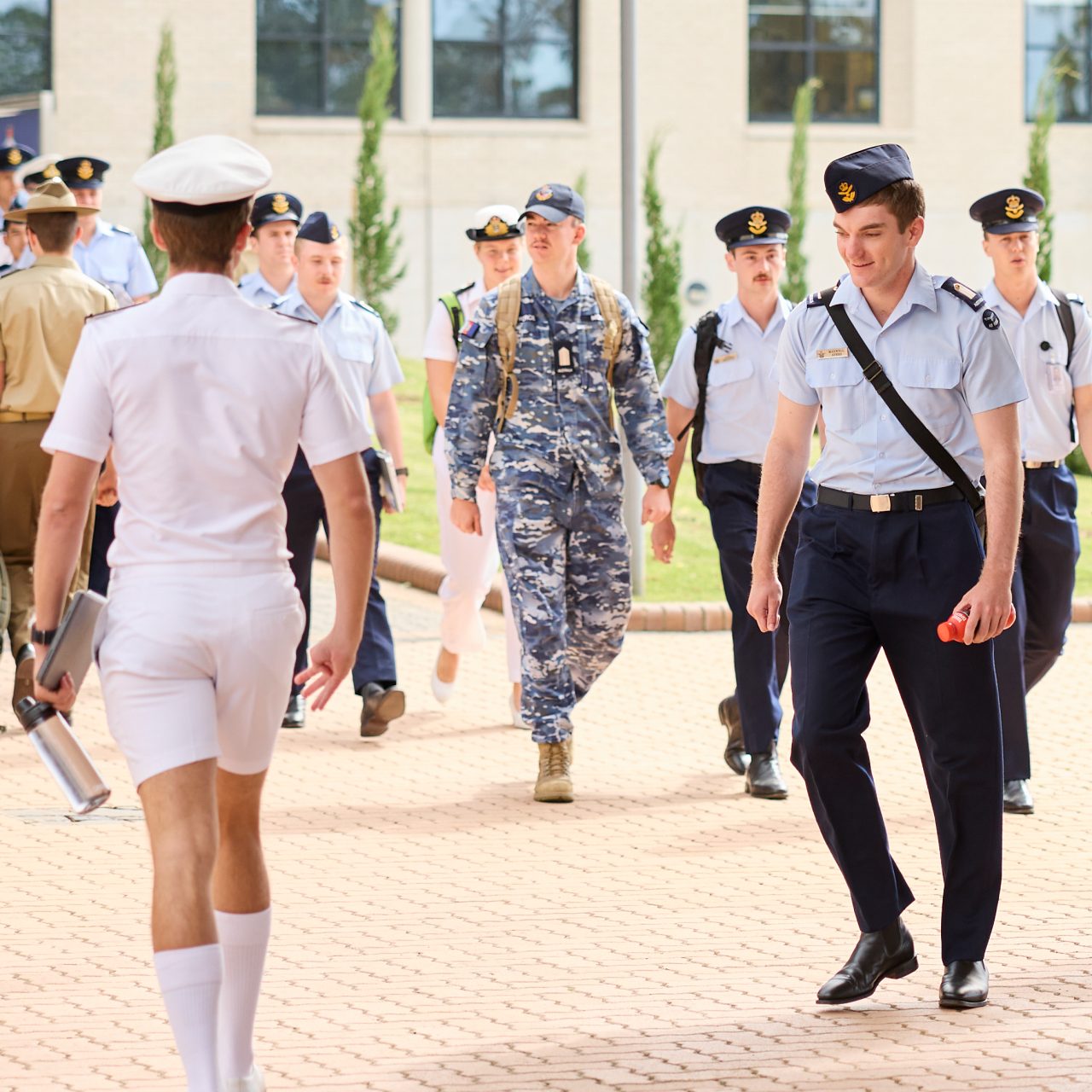 UNSW Canberra students on campus