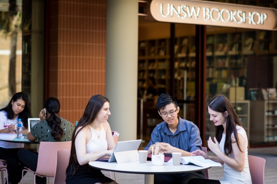 Civil Engineer Team Meeting at UNSW bookshop