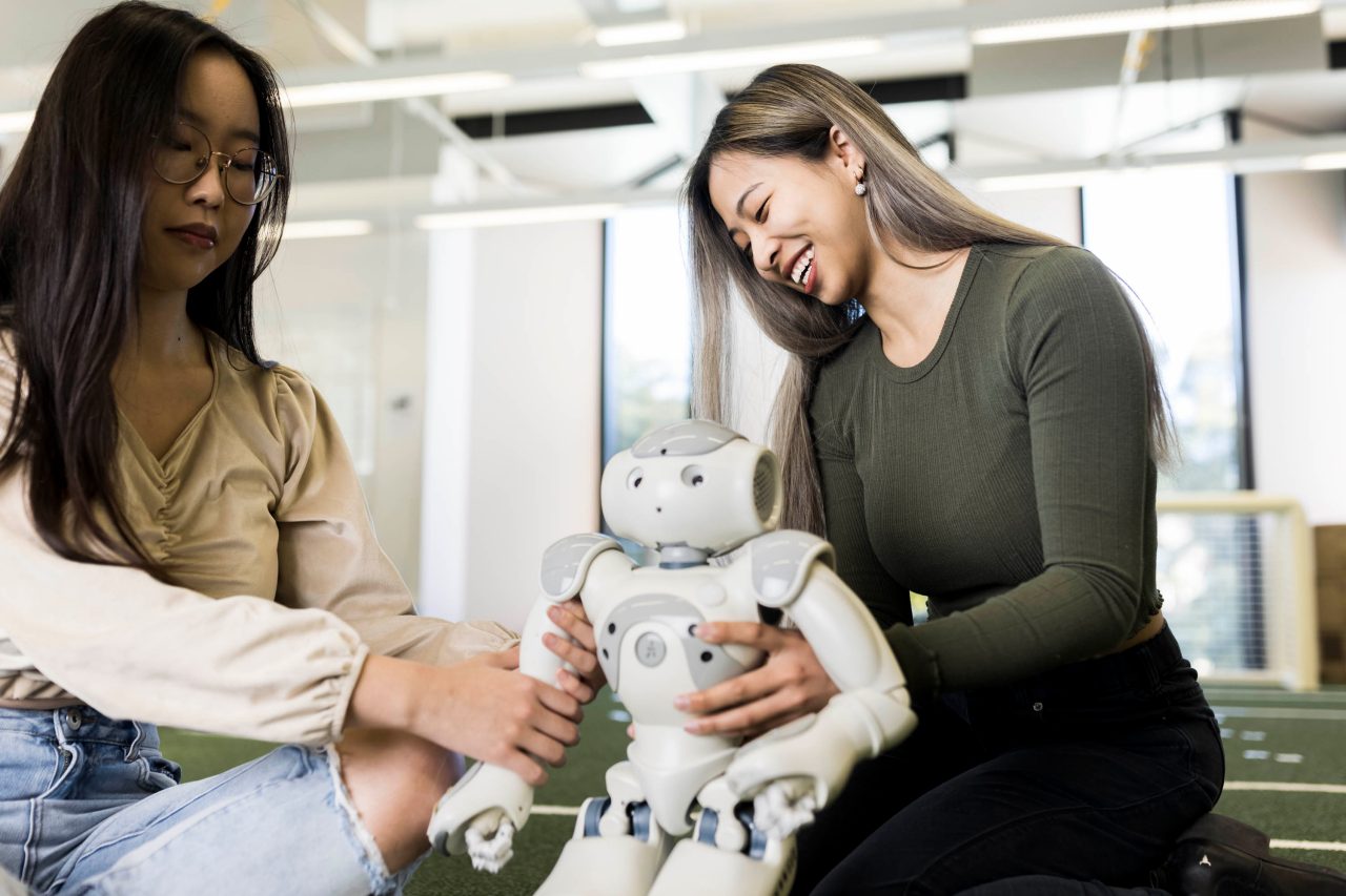 Computer Science Student working on Robot dog