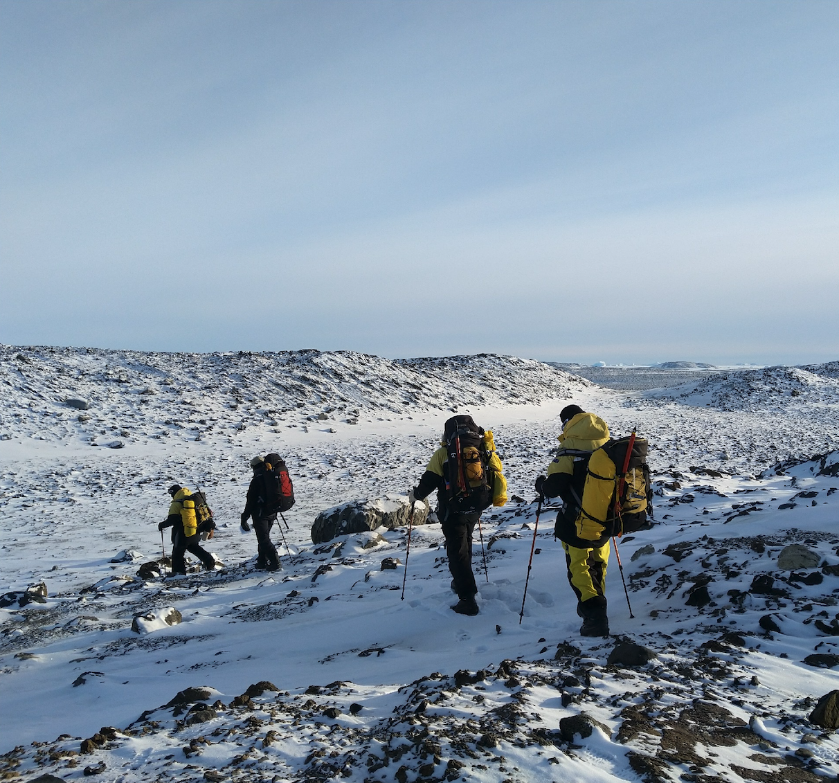 UNSW researchers in the mountains