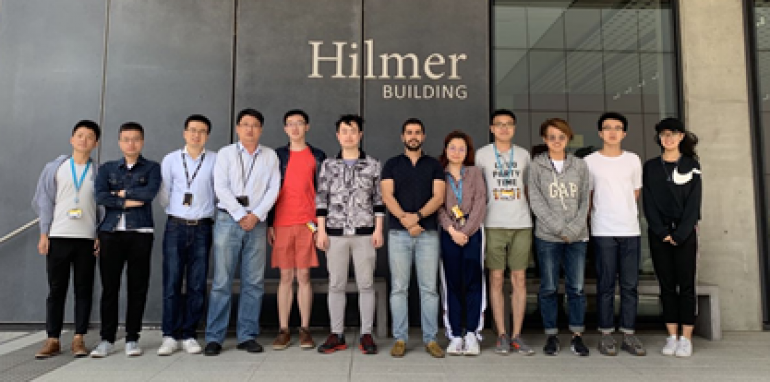 Hilmer building group photo